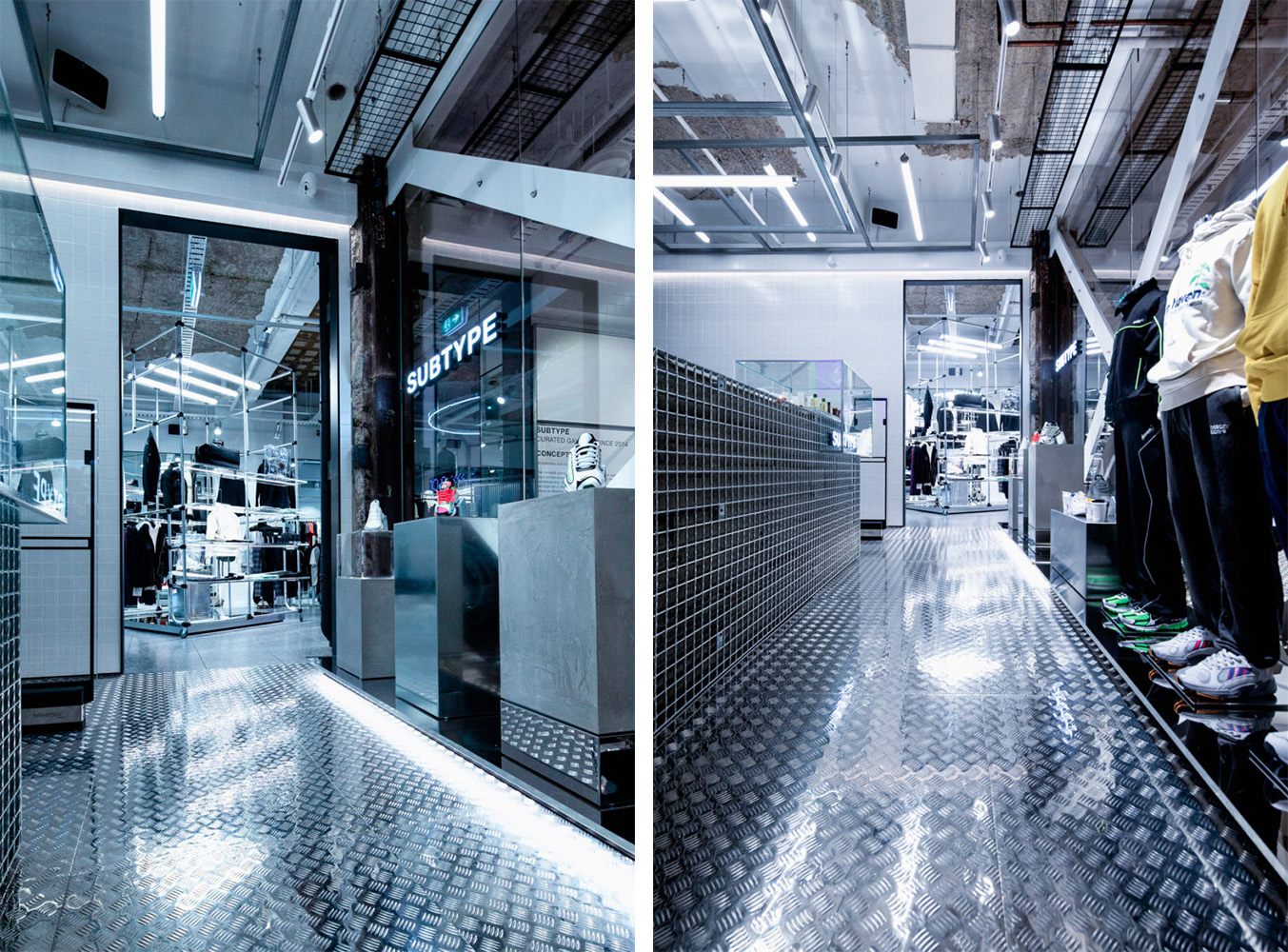 A futuristic industrial design for the new Subtype store – PROMOSTYL