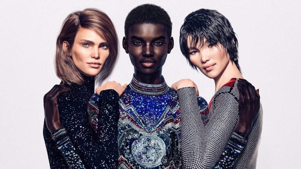 Mode et monde virtuelle, Lil Miquela, Niki Killick, Noonoouri, Dior, Balmain Army